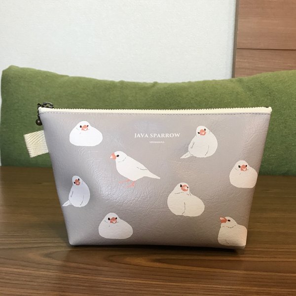 文鳥のおふね型ポーチ