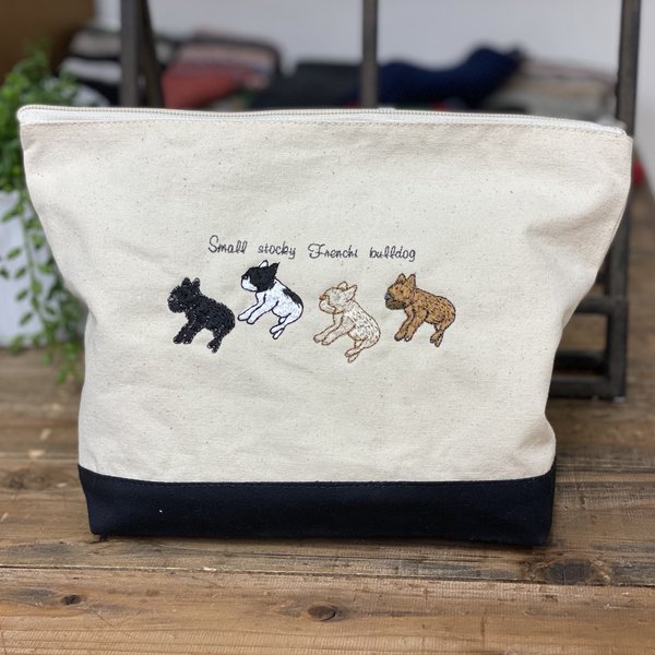 PUPPY BUHI  POUCH   ポーチ★化粧ポーチ★オムツ入れ