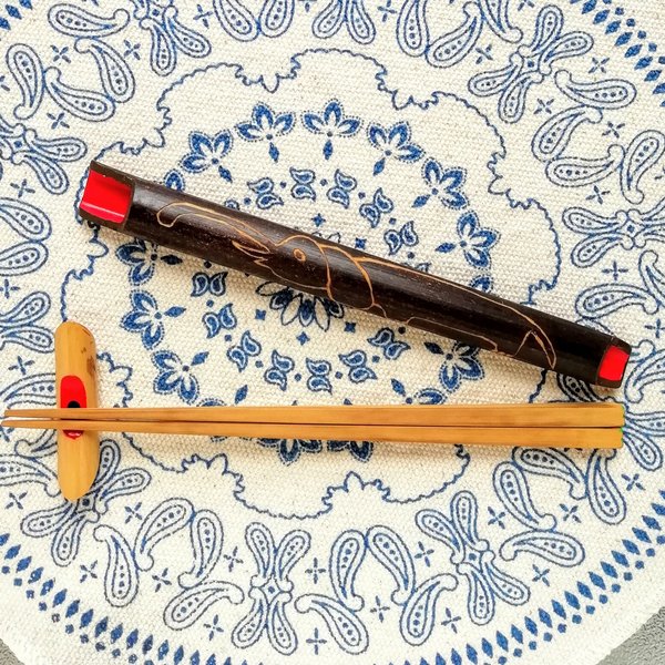 🍣お箸シリーズ💕黒竹のマイ箸💝