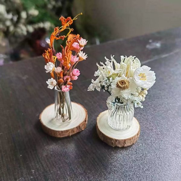 ミニチュア 花瓶セット 観葉植物 ドール用1/6サイズオビツ11ドールハウス