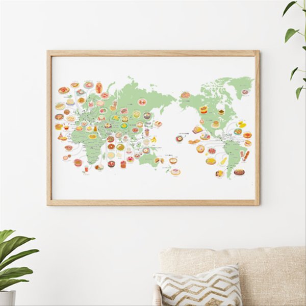 くいしんぼうの世界地図＜データ販売＞