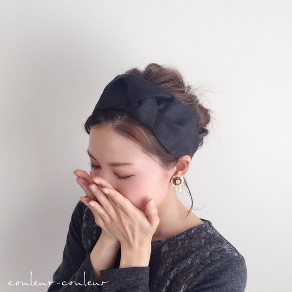 RIBBON linen black 他4色 :.* ご希望のカラーをご記入ください