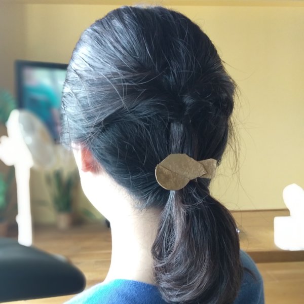 真鍮　金　ヘアアクセサリー（カフス型）