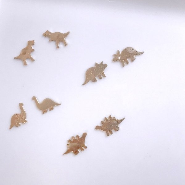 冬 クリスマス 恐竜mini ピアス/イヤリング