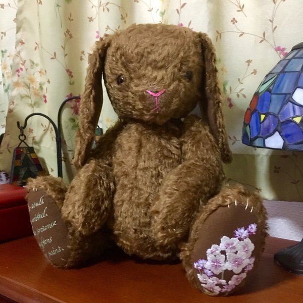 *花うさぎ～フロックス＆蓮華草～　44cm