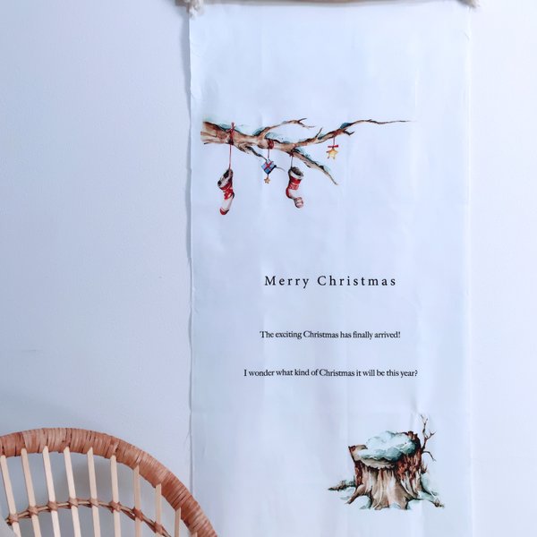 早割 即納 | クリスマスタペストリー | christmas tapestry | design B | インテリア | 送料無料