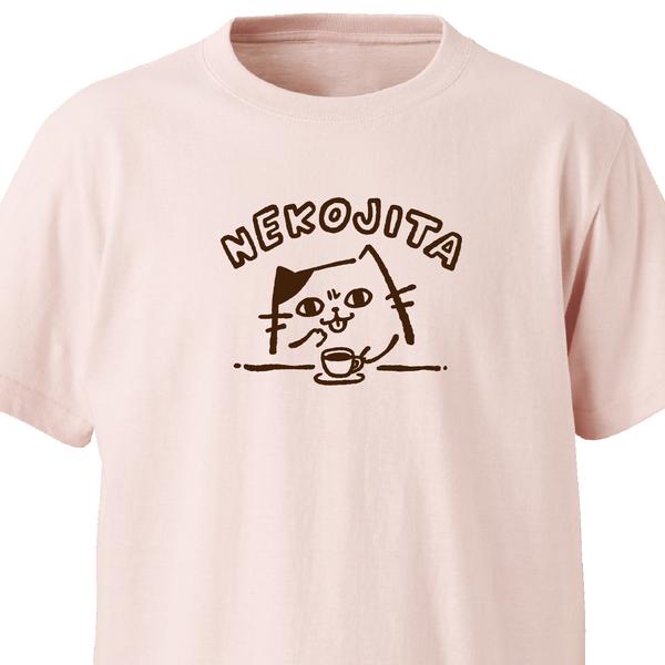 猫舌【ベビーピンク】ekot Tシャツ <イラスト：店長 里一磨＞