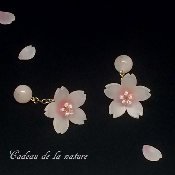 桜（ソメイヨシノ）のピアス