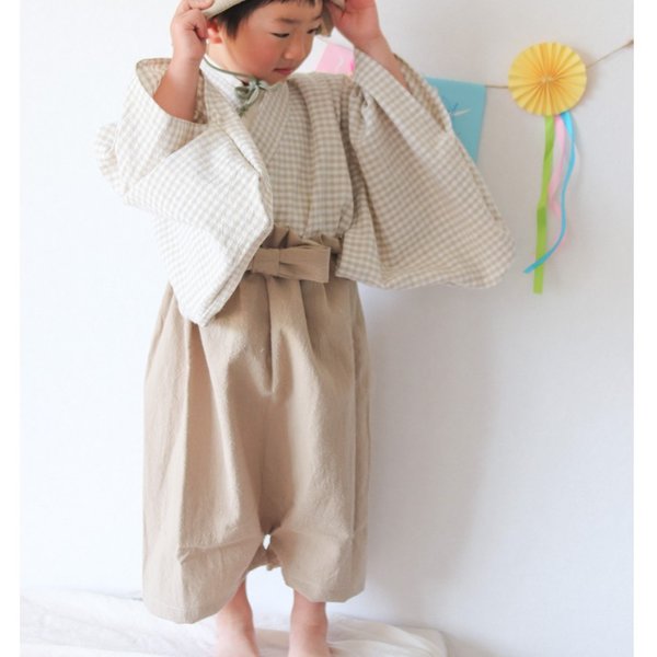 ♡kids HAKAMA♡ ベビー袴 キッズ袴ギンガムチェック