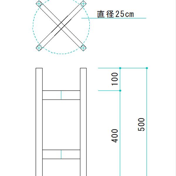 【 ズグロのぴーちゃん様専用】4つ足フラワースタンド2550 シングルver. オークcol.