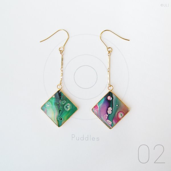 【 ULI-Puddles 】No.02（ピアス）