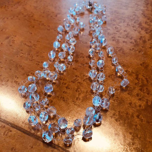 “Icicle” Glass long necklace 