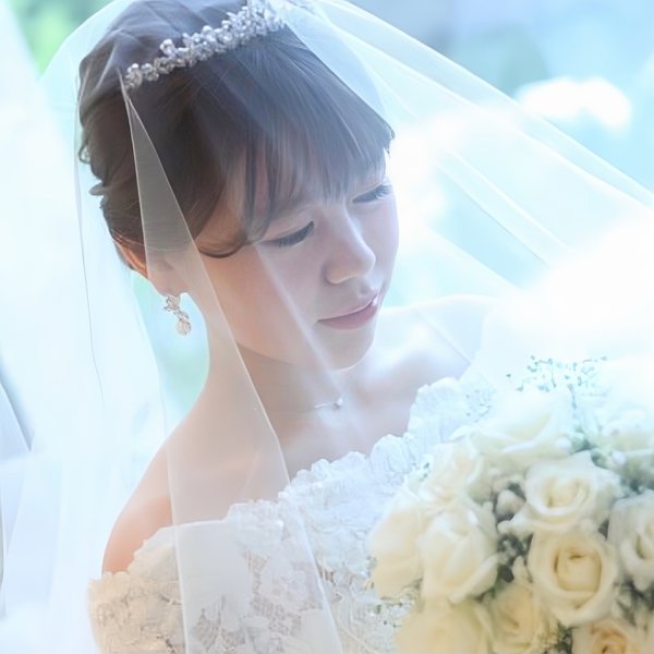 CV01  ウェディングベール ブライダル  レース ショートベール ヴェール veil 結婚式