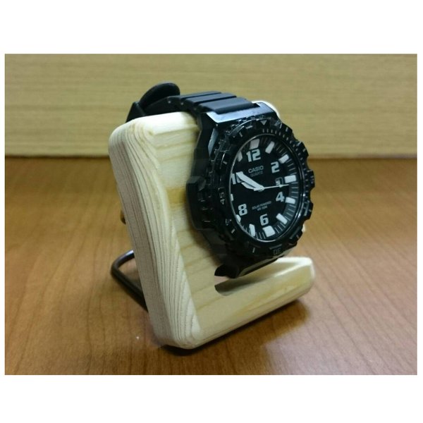 腕時計スタンド  ウオッチスタンド 木製　１個掛け用　V1　ディスプレイ・展示・時計立て・時計ケース・木製・