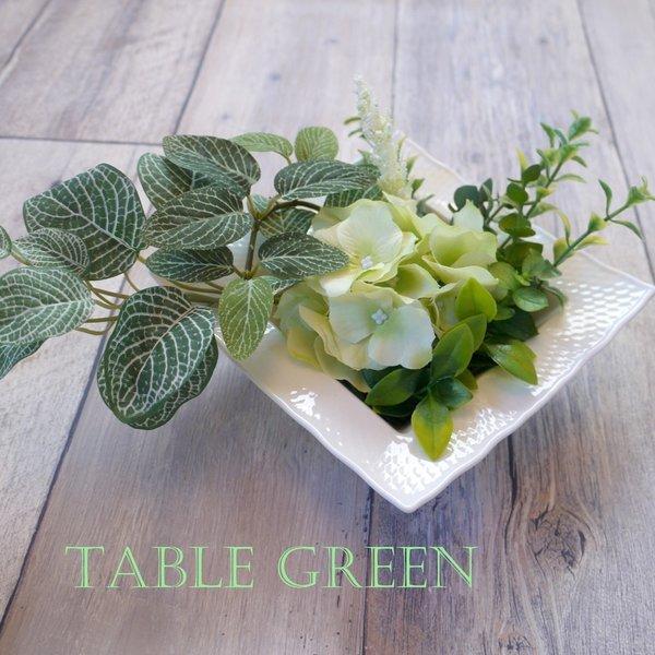 日常グリーン　テーブルにグリーンを！　光触媒加工　フェイクグリーン　