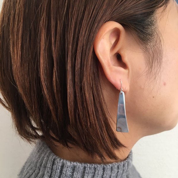 シルバーピアス「triangle」