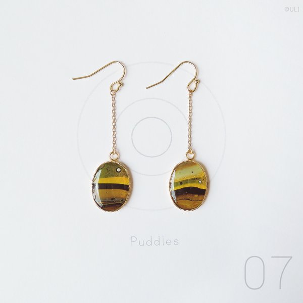 【 ULI-Puddles 】No.07（ピアス）