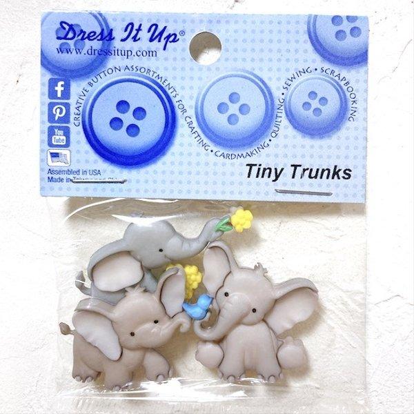 セットボタン　ボタン　ゾウ　ぞう　エレファント　象　アメリカ　Dress It Up　輸入　ボタン　海外　buttonset8976