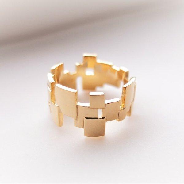 Square floating ring~ゴールド~ 