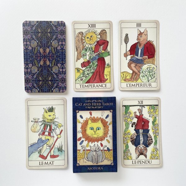 CAT AND HERB TAROT