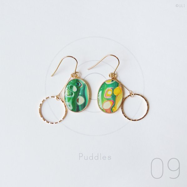 【 ULI-Puddles 】No.09（ピアス）