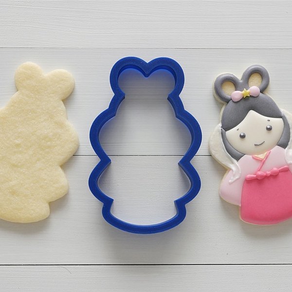 織姫クッキー型【縦7.6cm】クッキー型・クッキーカッター