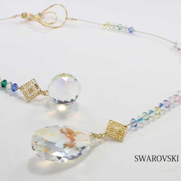 SWAROVSKI ロングサンキャッチャー  