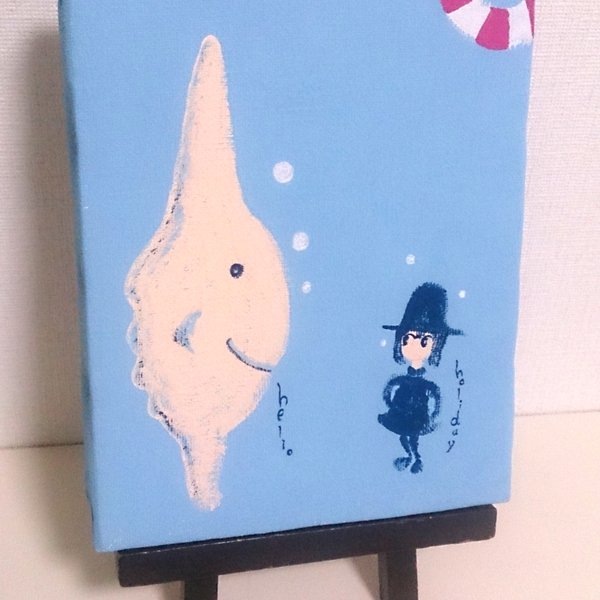 【絵画/原画】"hello,holiday"(molamola&me)