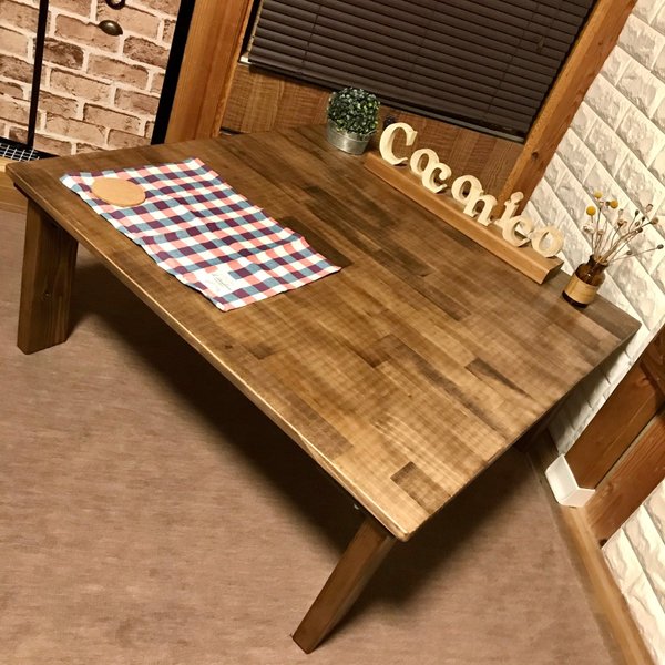 【新商品4大特典付き】収納ボックス付き木製折りたたみセンターローテーブル