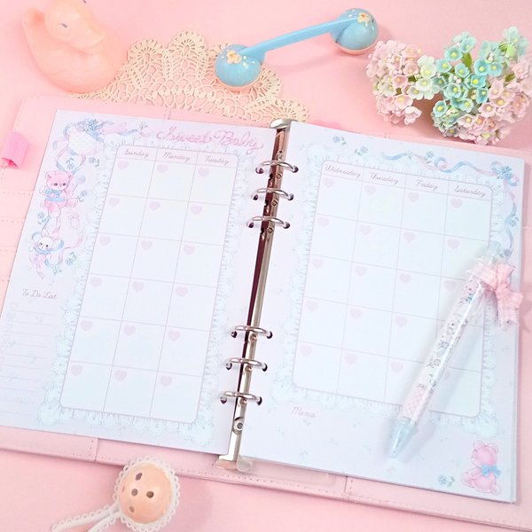 ♡Sweet Baby Monthly A5 Refill♡