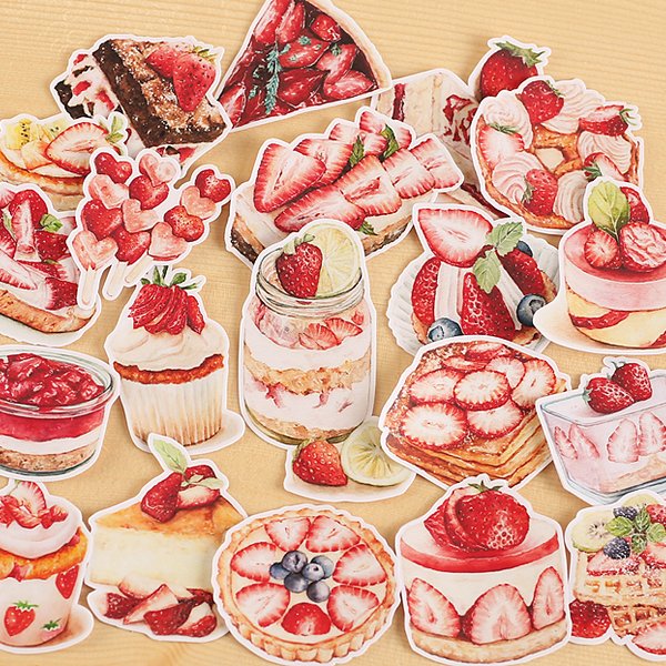 大好きないちご🍓フレークシール　