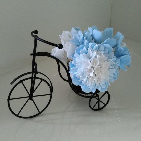 セール★自転車の花かご（スカビオサ）