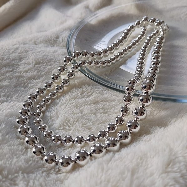 silver925 ball chain necklace RN057