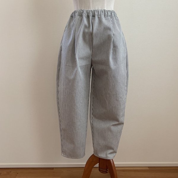 Pants No.2　エッグパンツ　ヒッコリーデニム