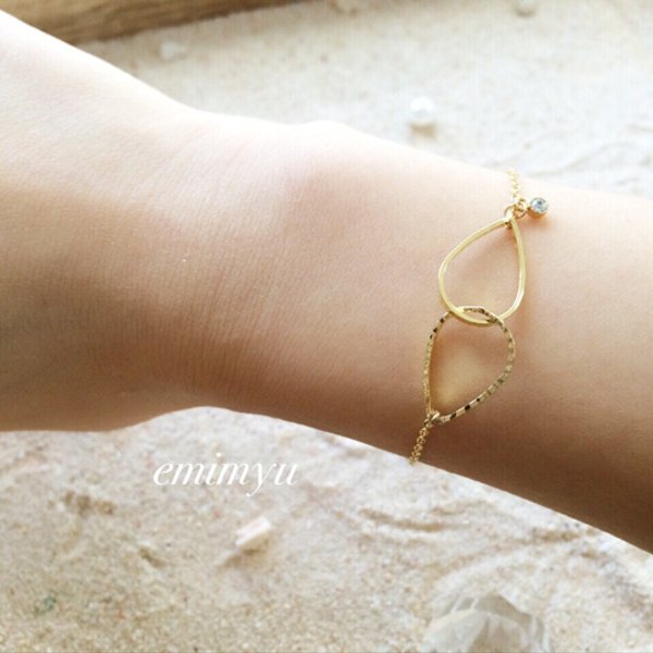 DoubleOval Gold Bracelet