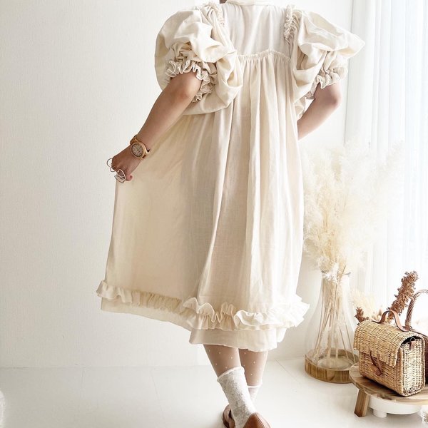 ◯ 2way sleeve dolly dress ◯ yuka haseyama