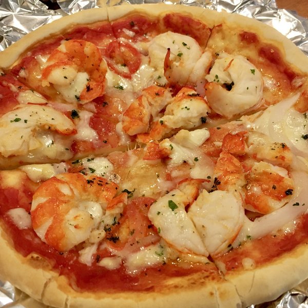 【受注生産】 ガーリックシュリンプのピザ