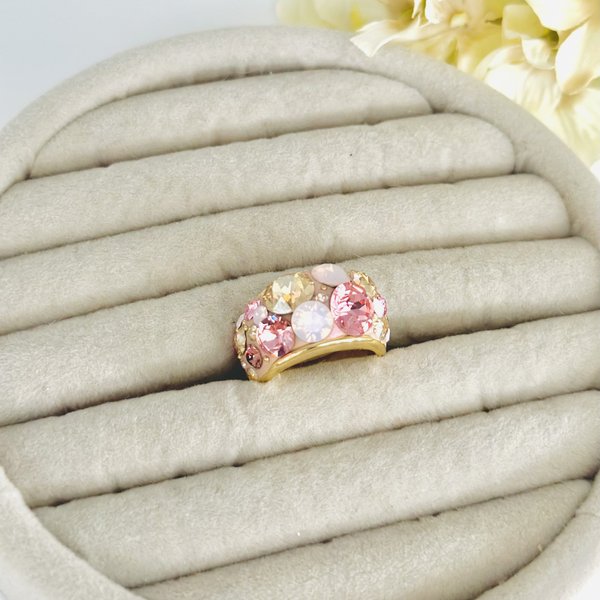 《再・再販》vintage rose ring💍ヴィンテージローズとGシャドウのボリュームリング【サイズをお選びください】