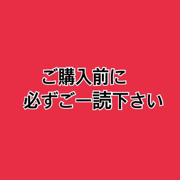 ご購入前にご一読お願い致します🙇‍♀️ 🎀ご利用案内🎀