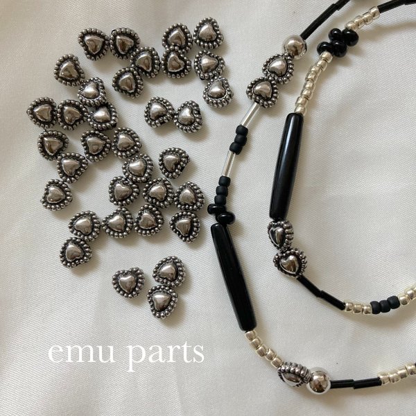 Heart beads 20p