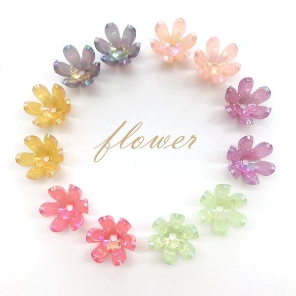 20個    MIX  お花パーツ  FLOWER   フラワー　アクセサリーパーツ