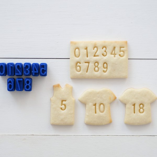 数字スタンプ　クッキー型・クッキーカッター