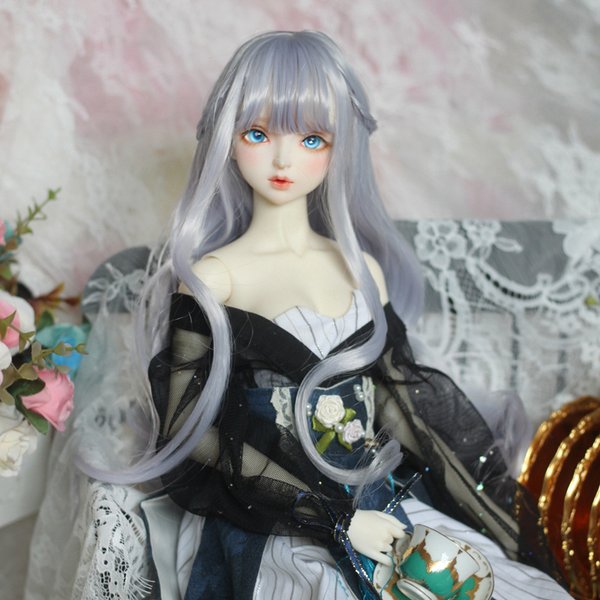 BJD 1/3 1/4  1/6人形 ドール用ウィッグ カツラ 耐熱 ハンドメイドzxww-11