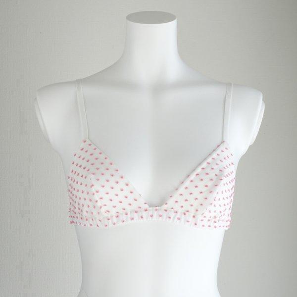 Non wired triangle bra -  Happy Dots