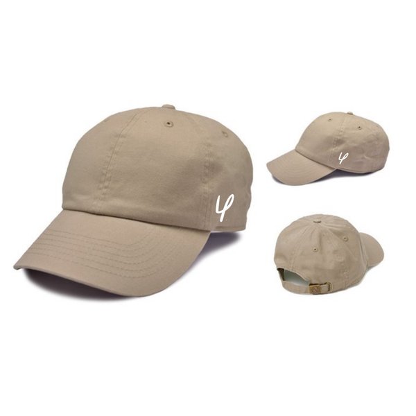 alphabet cap -KHAKI-