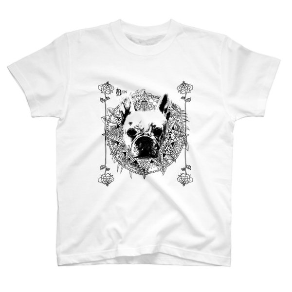 【BEN】French bulldog Tシャツ