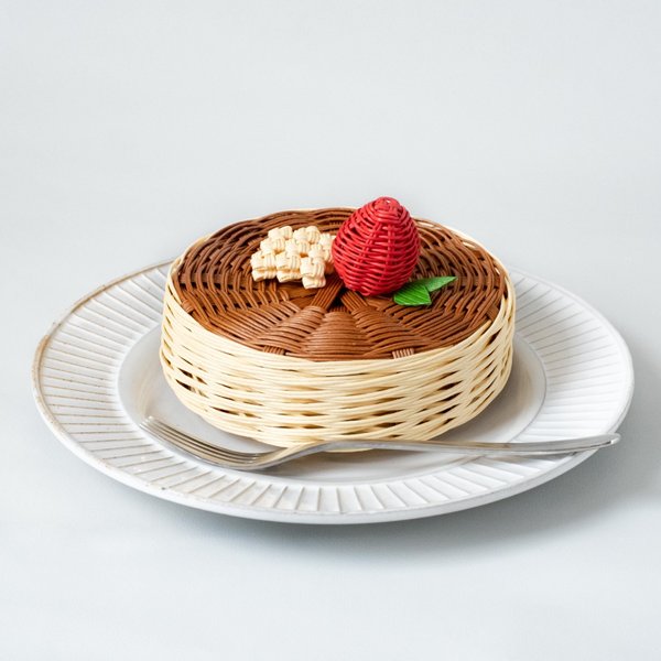 【受注販売】ホットケーキ風かご