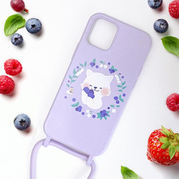 エコスマホケース（VeryBerry/blueberry）