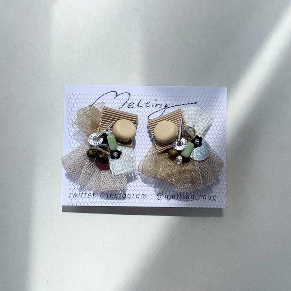 luxury pierce【ビーズ刺繍】