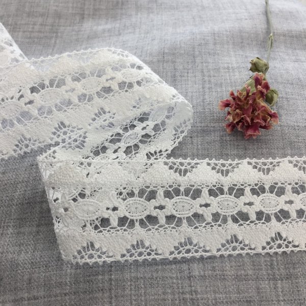 【SALE】綿トーションレース 1m　Cotton torchon lace